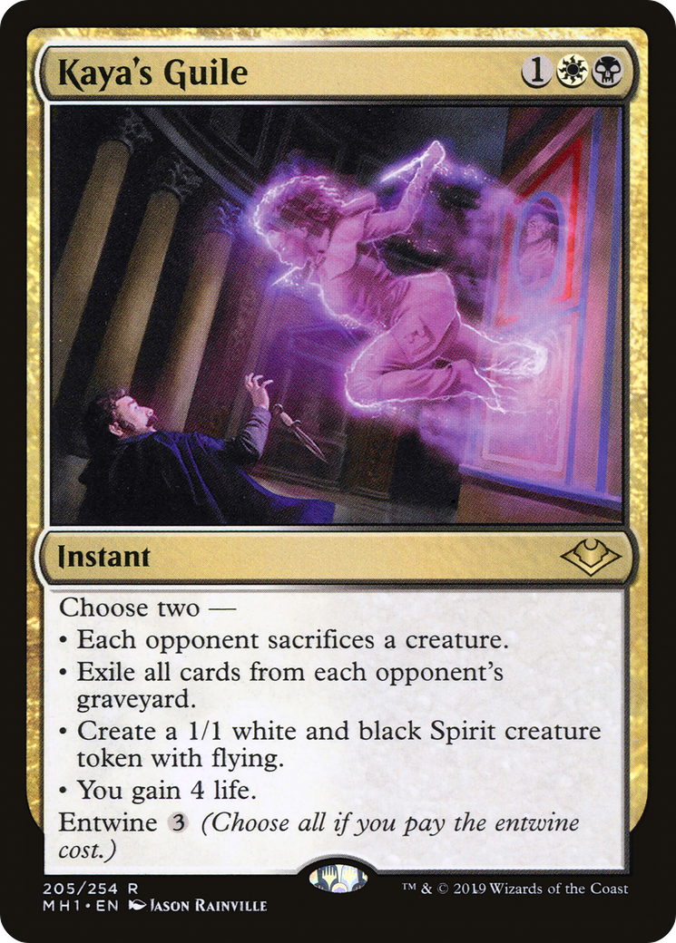 Kaya's Guile (MH1-205) [Modern Horizons] Foil