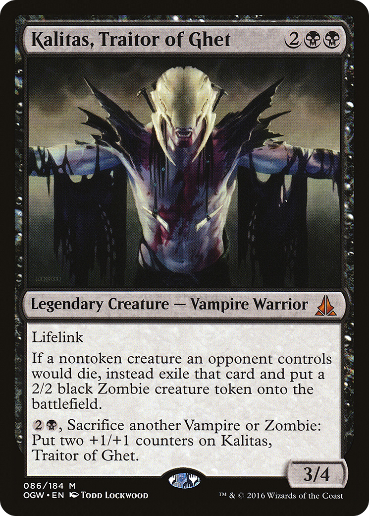 Kalitas, Traitor of Ghet (OGW-086) [Oath of the Gatewatch]
