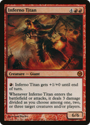 Inferno Titan (MEDIA-003) [Duels of the Planeswalkers 2012 Promos] Foil