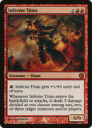 Inferno Titan (MEDIA-003) [Duels of the Planeswalkers 2012 Promos] Foil