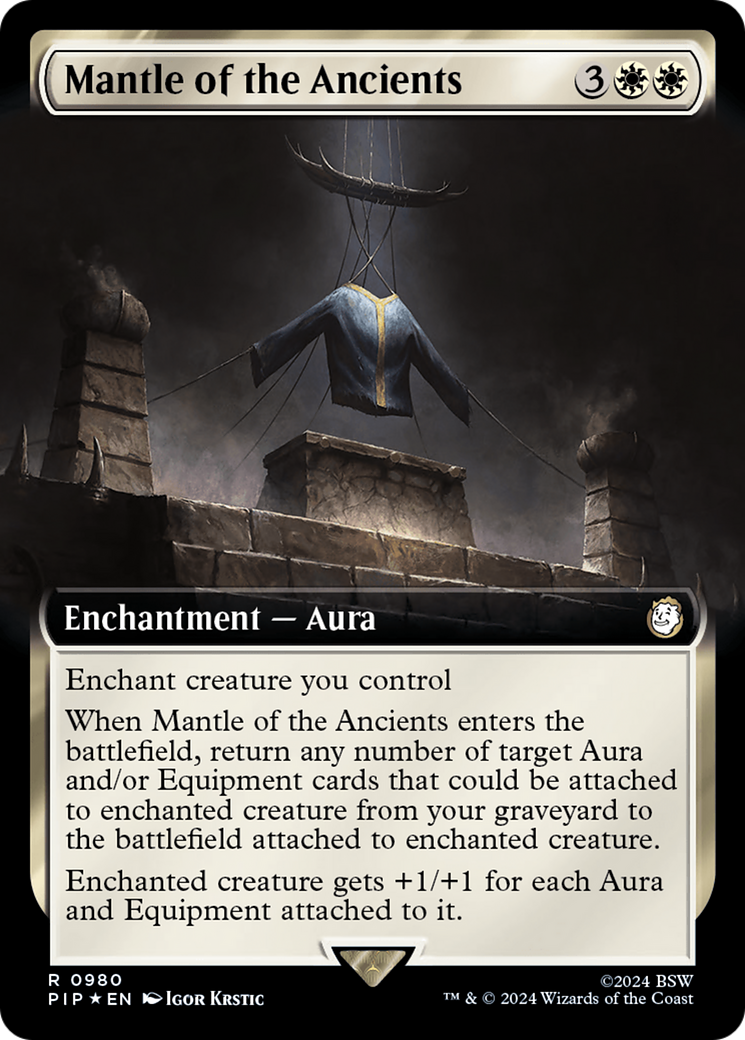 Mantle of the Ancients (PIP-980) [Fallout]: (Extended Art) Foil