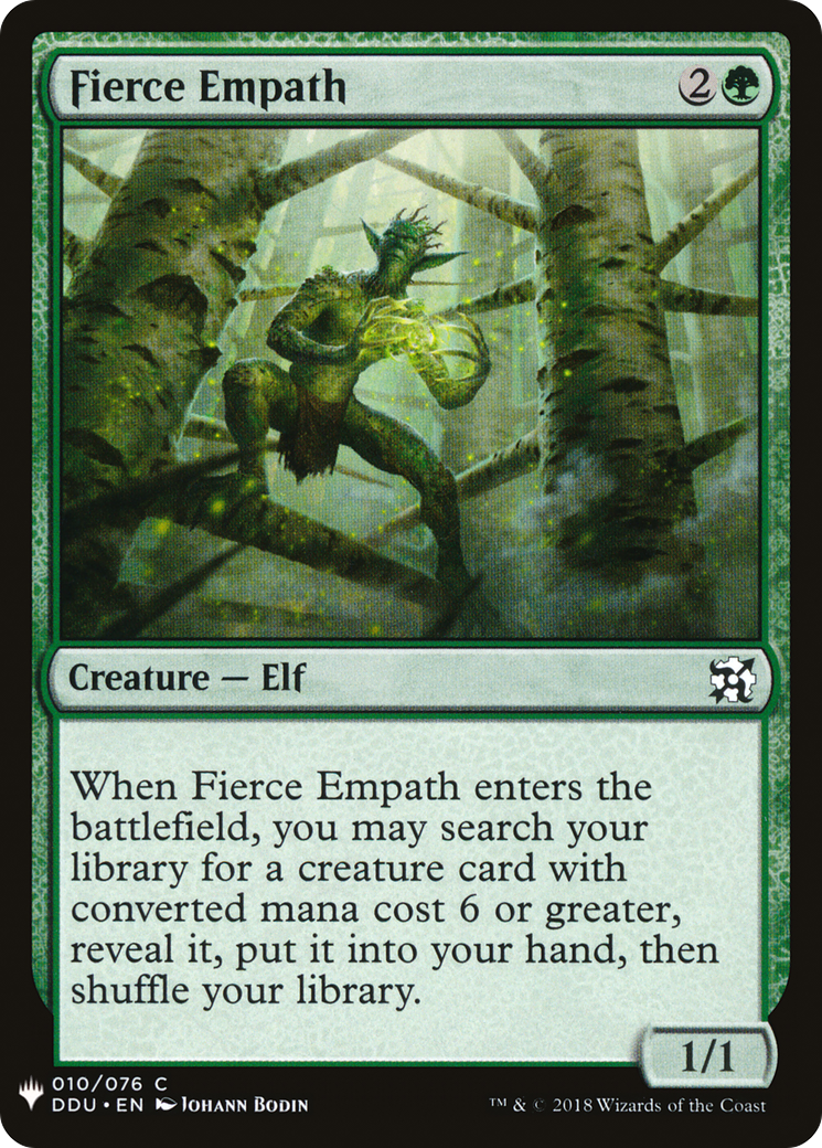 Fierce Empath (LIST-DDU-10) [The List]
