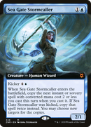 Sea Gate Stormcaller (ZNR-334) [Zendikar Rising]: (Extended Art) Foil
