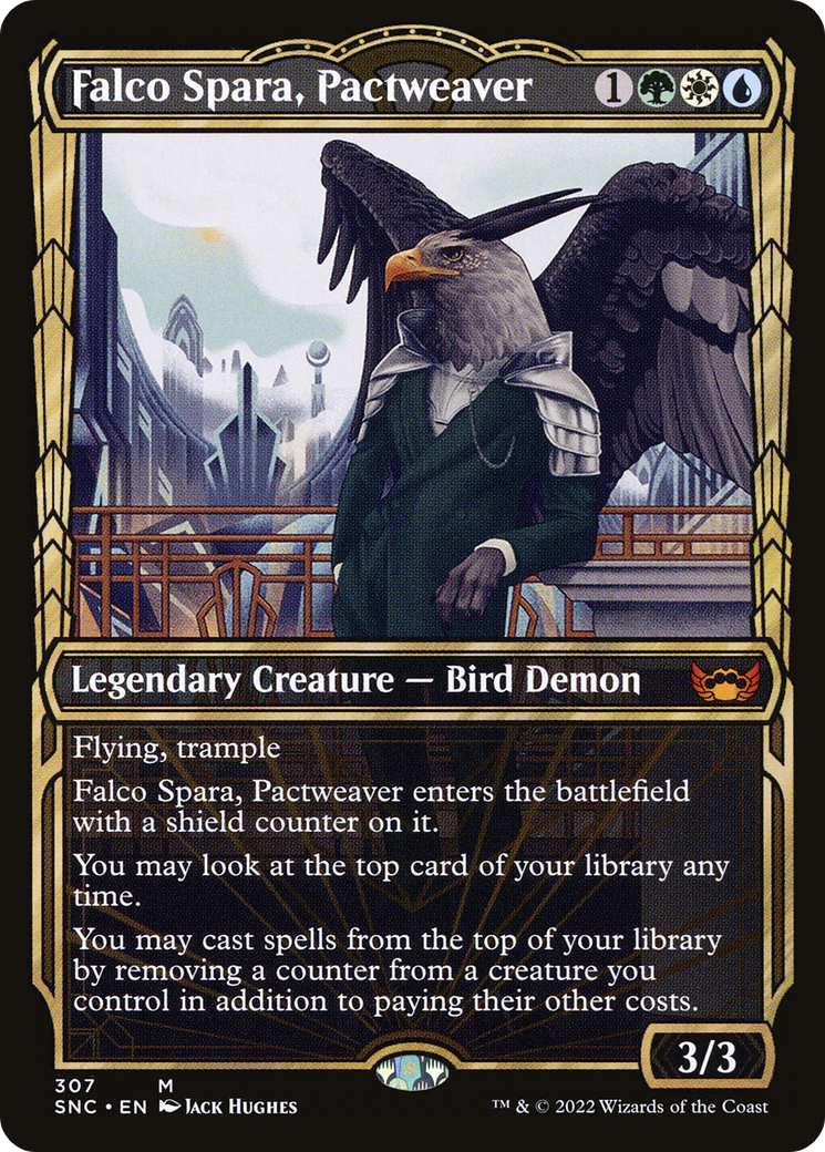 Falco Spara, Pactweaver (Showcase) (SNC-307) [Streets of New Capenna]