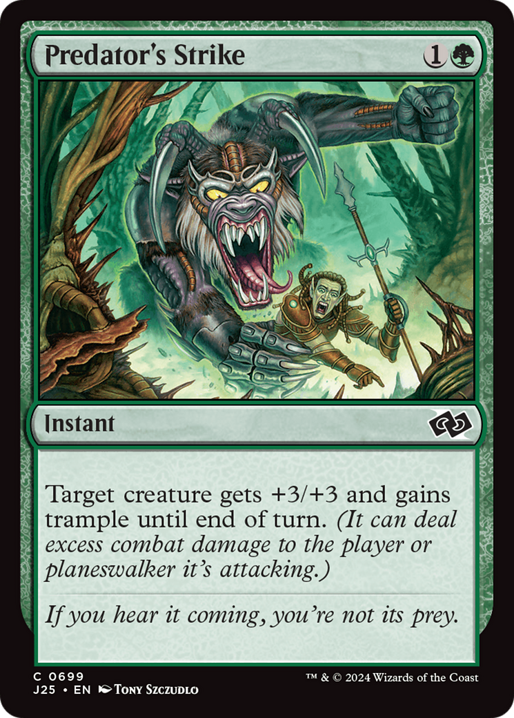 Predator's Strike (J25-699) [Foundations Jumpstart]