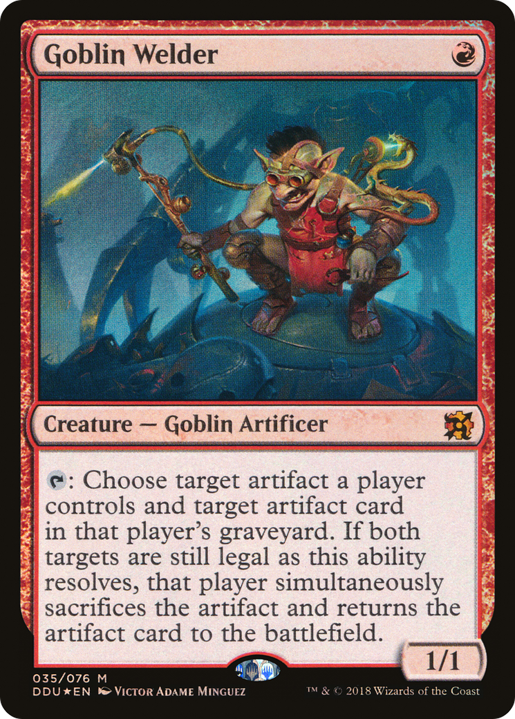 Goblin Welder (DDU-035) [Duel Decks: Elves vs. Inventors] Foil