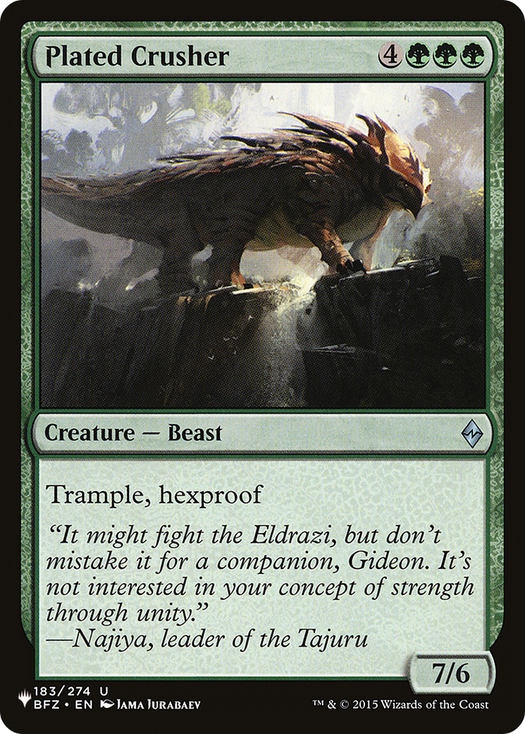 Plated Crusher (LIST-BFZ-183) [The List]