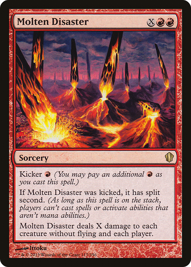 Molten Disaster (C13-117) [Commander 2013]