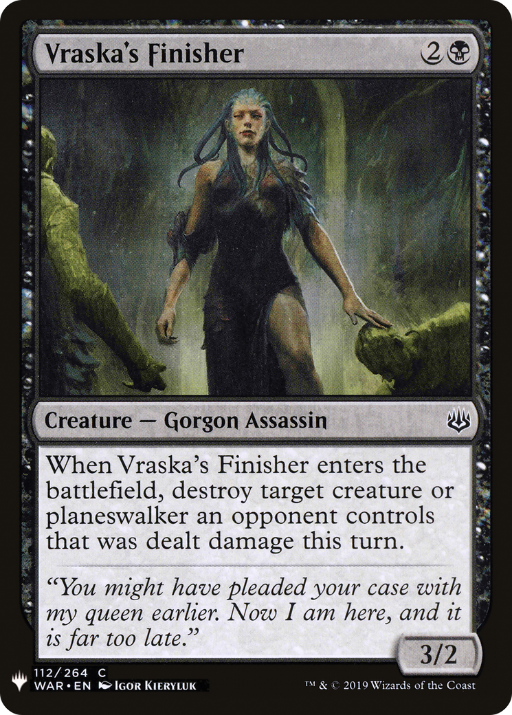 Vraska's Finisher (LIST-WAR-112) [The List]