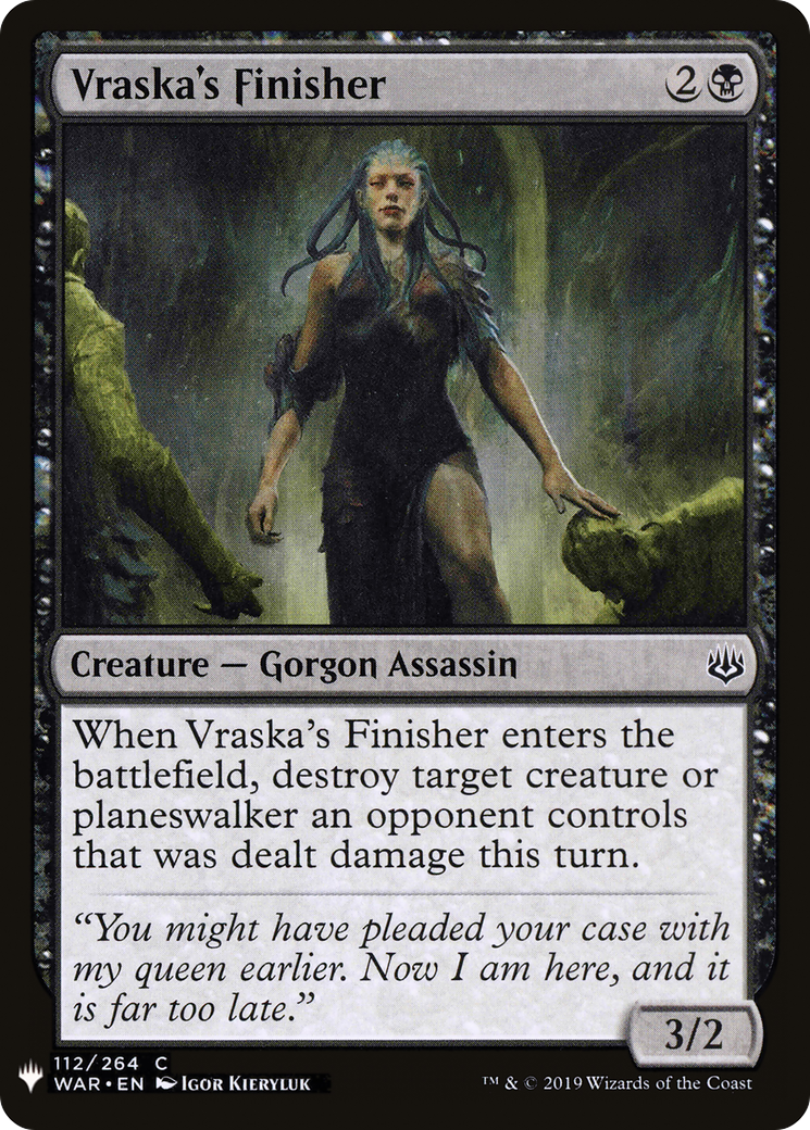 Vraska's Finisher (LIST-WAR-112) [The List]