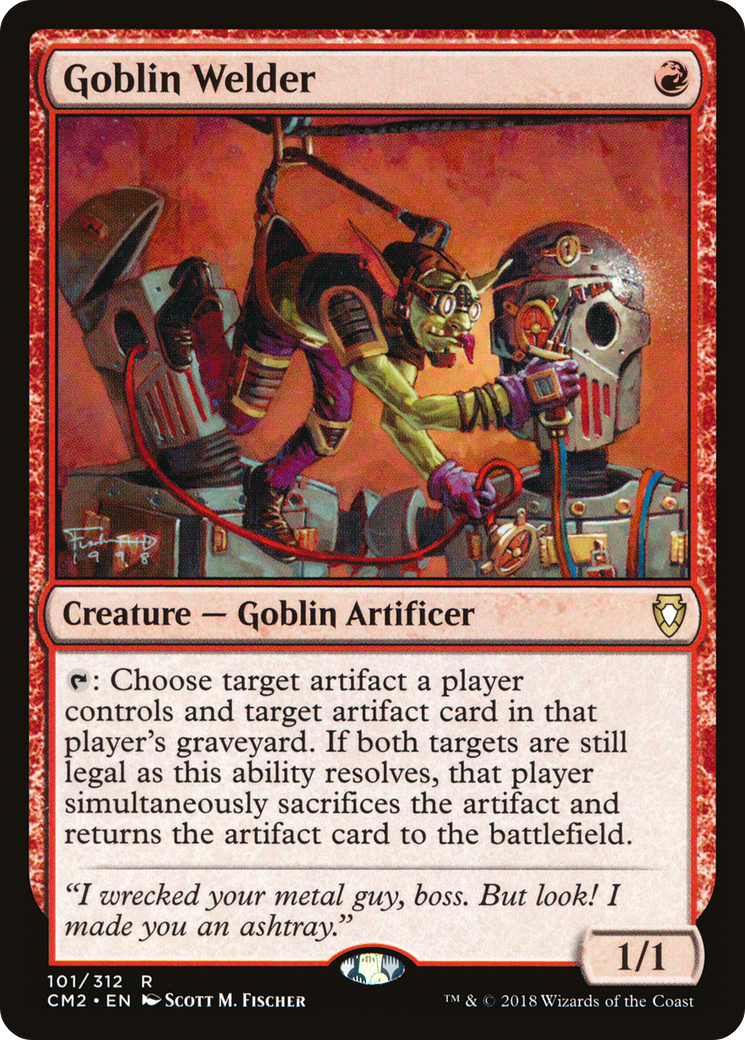 Goblin Welder (CM2-101) [Commander Anthology Volume II]