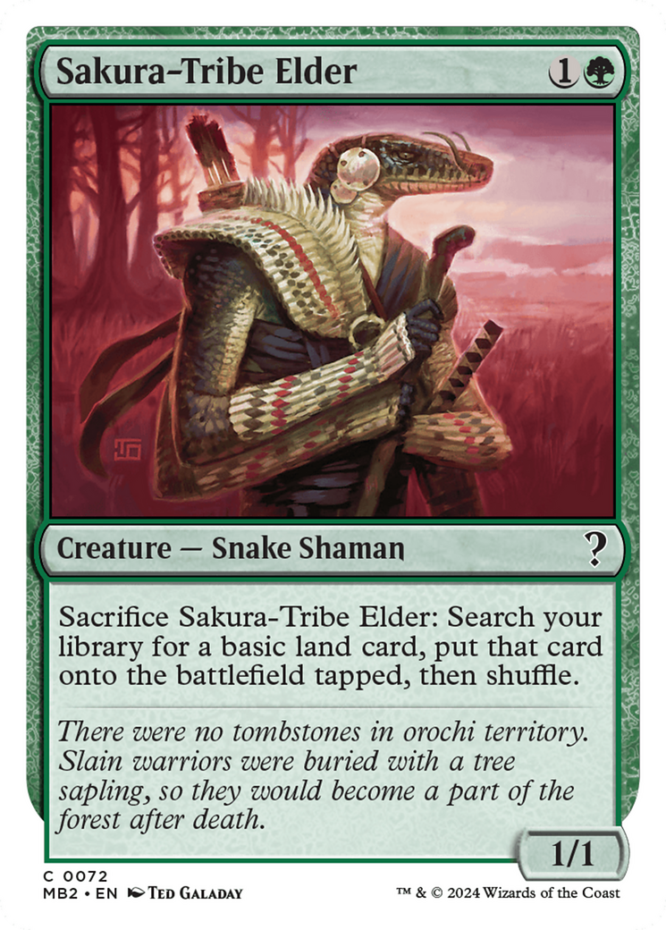 Sakura-Tribe Elder (MB2-072) [Mystery Booster 2]