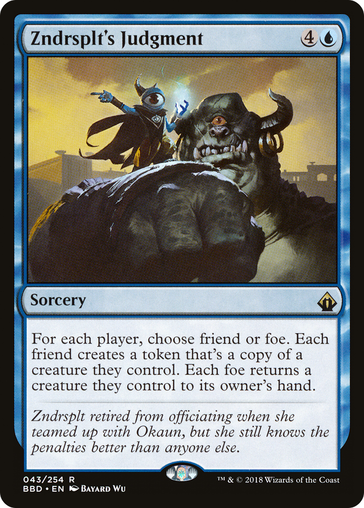 Zndrsplt's Judgment (BBD-043) [Battlebond]