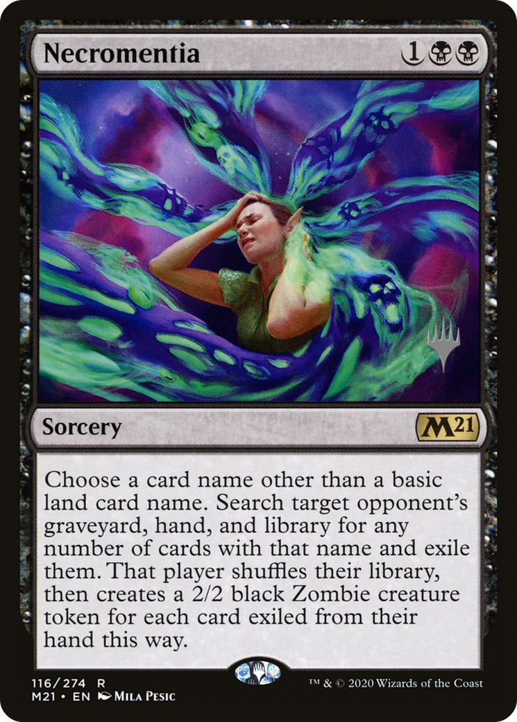 Necromentia (PPM21-116P) [Promo Pack: Core Set 2021 Promos]