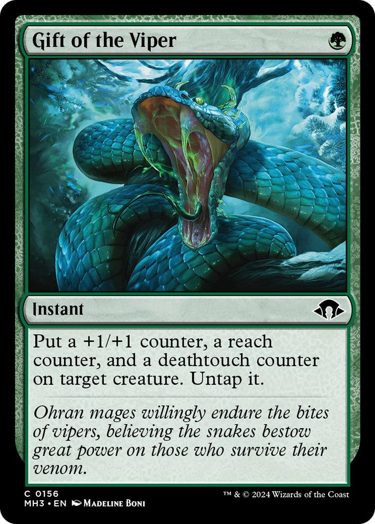 Gift of the Viper (MH3-156) [Modern Horizons 3] Foil