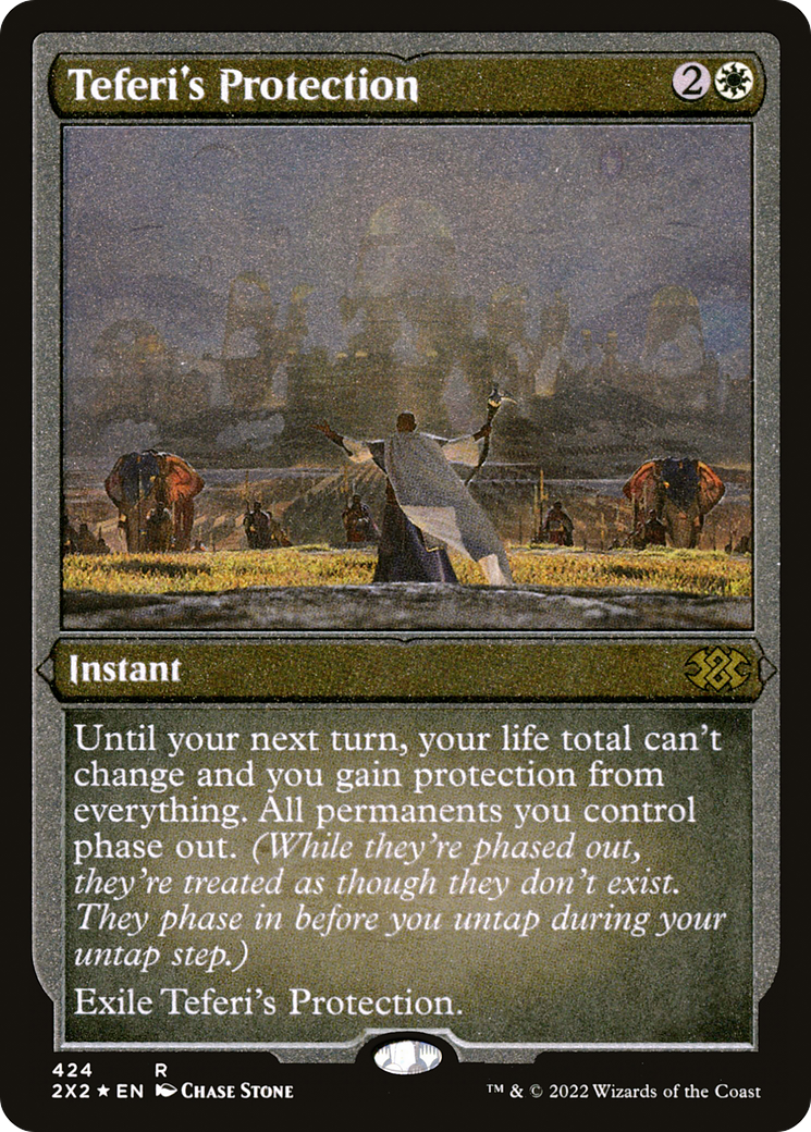 Teferi's Protection (Foil Etched) (2X2-424) [Double Masters 2022] Foil