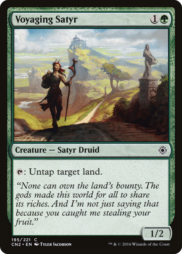 Voyaging Satyr (CN2-195) [Conspiracy: Take the Crown]