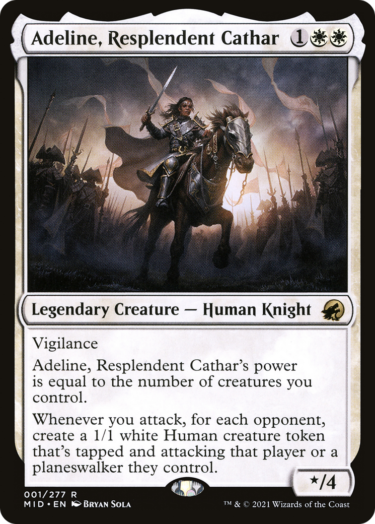 Adeline, Resplendent Cathar (MID-001) [Innistrad: Midnight Hunt]