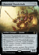 Threefold Thunderhulk (LCI-390) [The Lost Caverns of Ixalan]: (Extended Art)