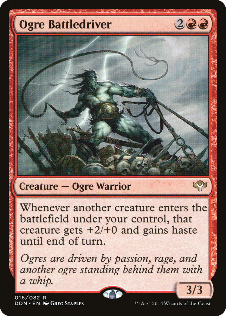 Ogre Battledriver (DDN-016) [Duel Decks: Speed vs. Cunning]
