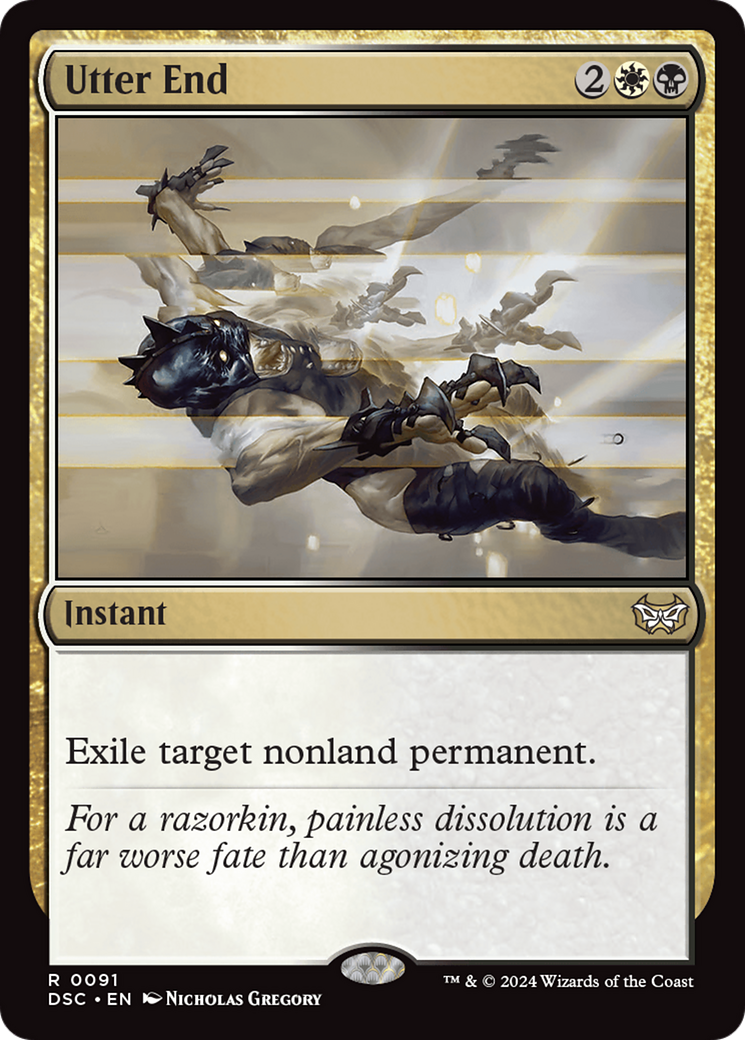Utter End (DSC-091) [Duskmourn: House of Horror Commander]
