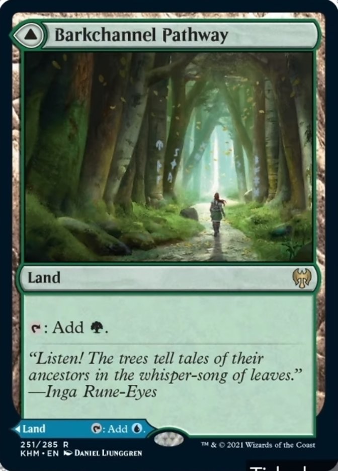 Barkchannel Pathway // Tidechannel Pathway (KHM-251) [Kaldheim] Foil