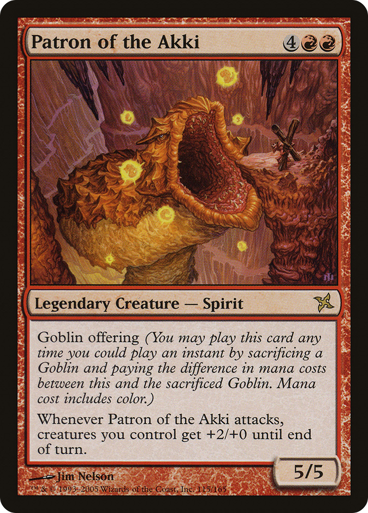 Patron of the Akki (BOK-115) [Betrayers of Kamigawa] Foil