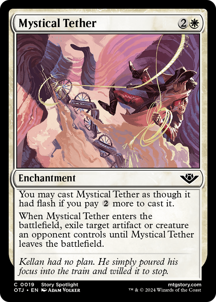 Mystical Tether (OTJ-019) [Outlaws of Thunder Junction] Foil