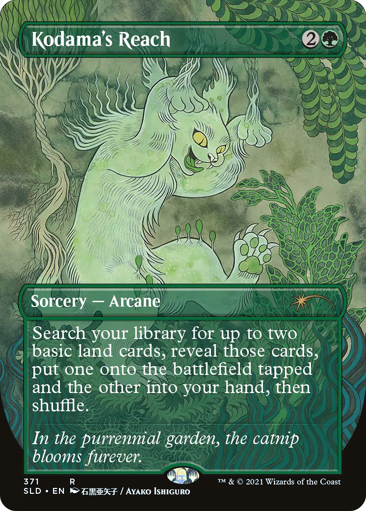 Kodama's Reach (SLD-371) (Borderless) [Secret Lair Drop]
