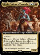 Obeka, Splitter of Seconds (OTJ-358) [Outlaws of Thunder Junction]: (Extended Art) Foil