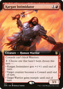 Kargan Intimidator (ZNR-347) [Zendikar Rising]: (Extended Art) Foil
