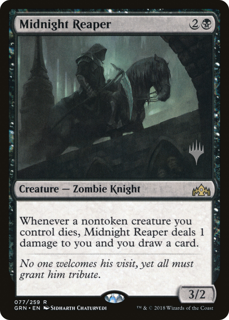 Midnight Reaper (PPELD-77P) [Promo Pack: Guilds of Ravnica Promos]