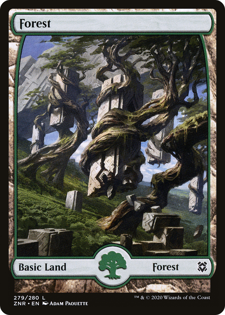 Forest (279) - Full Art (ZNR-279) [Zendikar Rising]