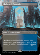 Hallowed Fountain (RVR-295) [Ravnica Remastered] (Borderless) Foil