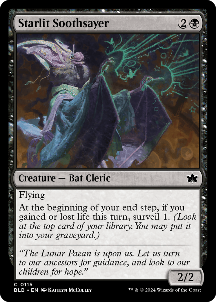 Starlit Soothsayer (BLB-115) [Bloomburrow]