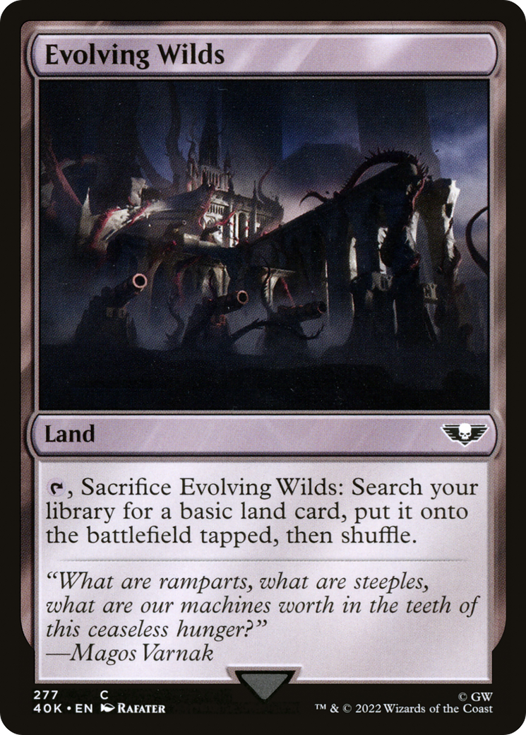 Evolving Wilds (40K-277) [Warhammer 40,000 Commander]