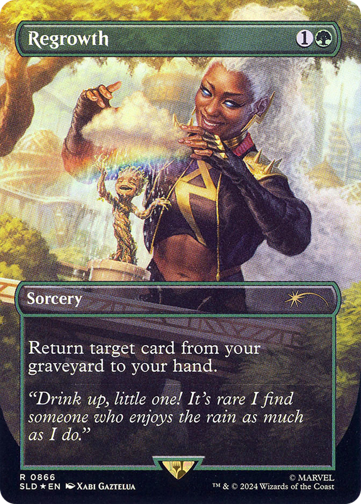 Regrowth (SLD-866) [Secret Lair Drop] (Borderless) Foil