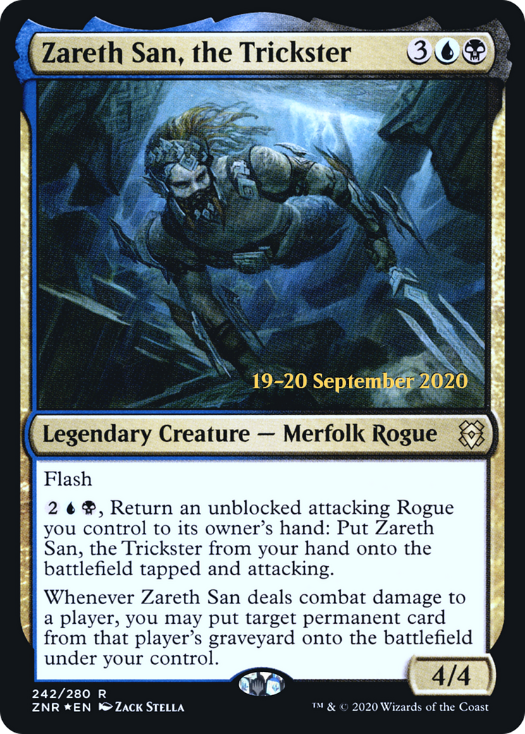 Zareth San, the Trickster (PRE-242S) [Zendikar Rising Promos] Foil