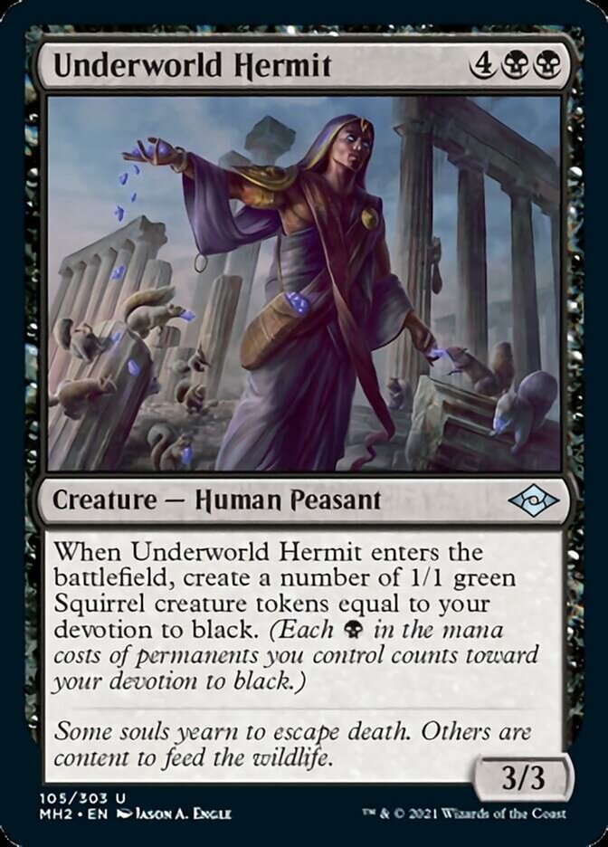 Underworld Hermit (MH2-105) [Modern Horizons 2] Foil