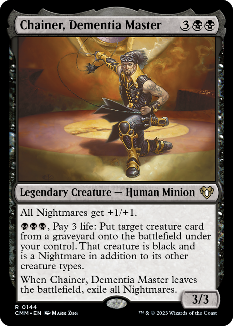 Chainer, Dementia Master (CMM-144) [Commander Masters] Foil