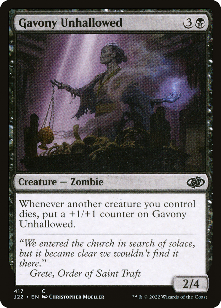 Gavony Unhallowed (J22-417) [Jumpstart 2022]