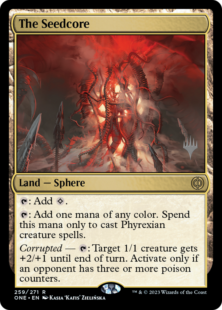 The Seedcore (PPONE-259P) [Phyrexia: All Will Be One Promos] Foil
