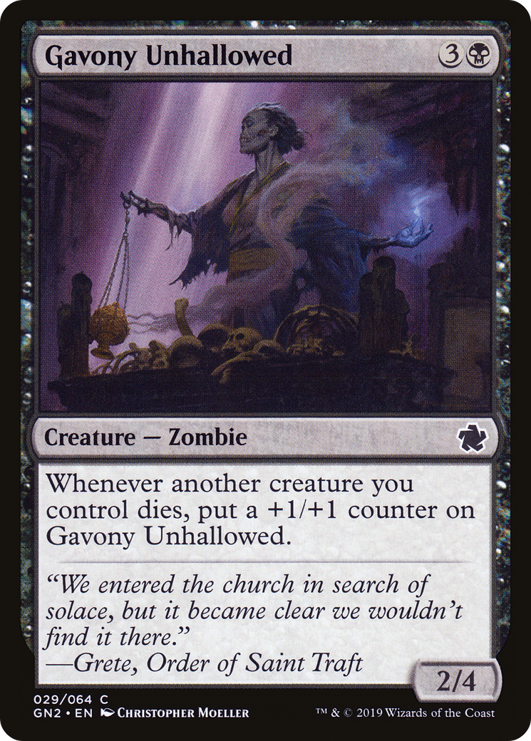 Gavony Unhallowed (GN2-029) [Game Night 2019]