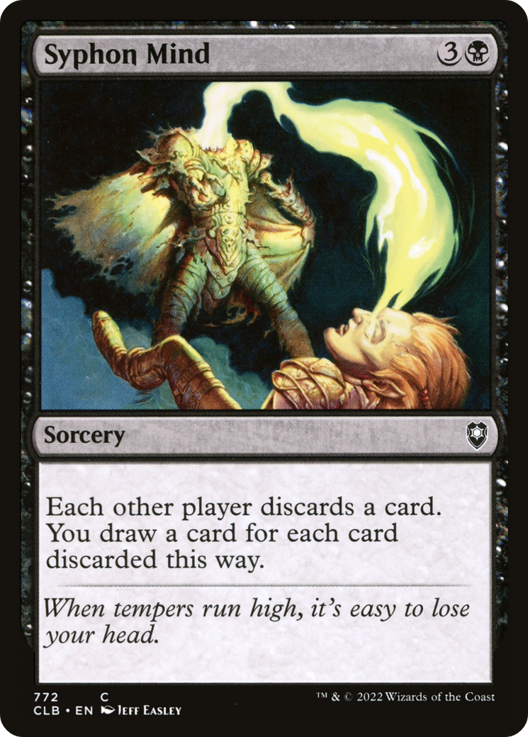 Syphon Mind (CLB-772) [Commander Legends: Battle for Baldur's Gate]