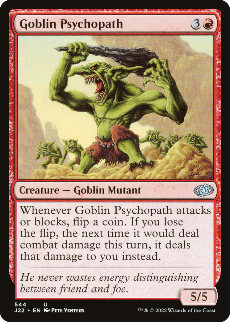 Goblin Psychopath (J22-544) [Jumpstart 2022]