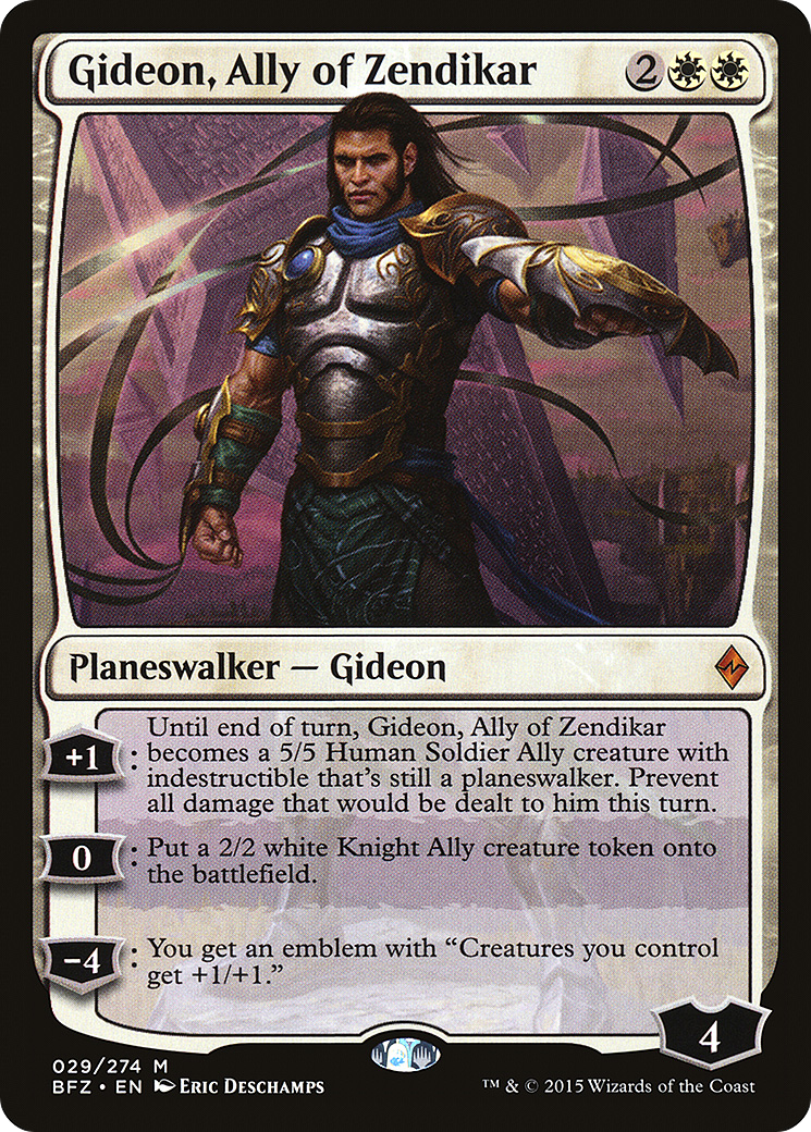 Gideon, Ally of Zendikar (BFZ-029) [Battle for Zendikar]