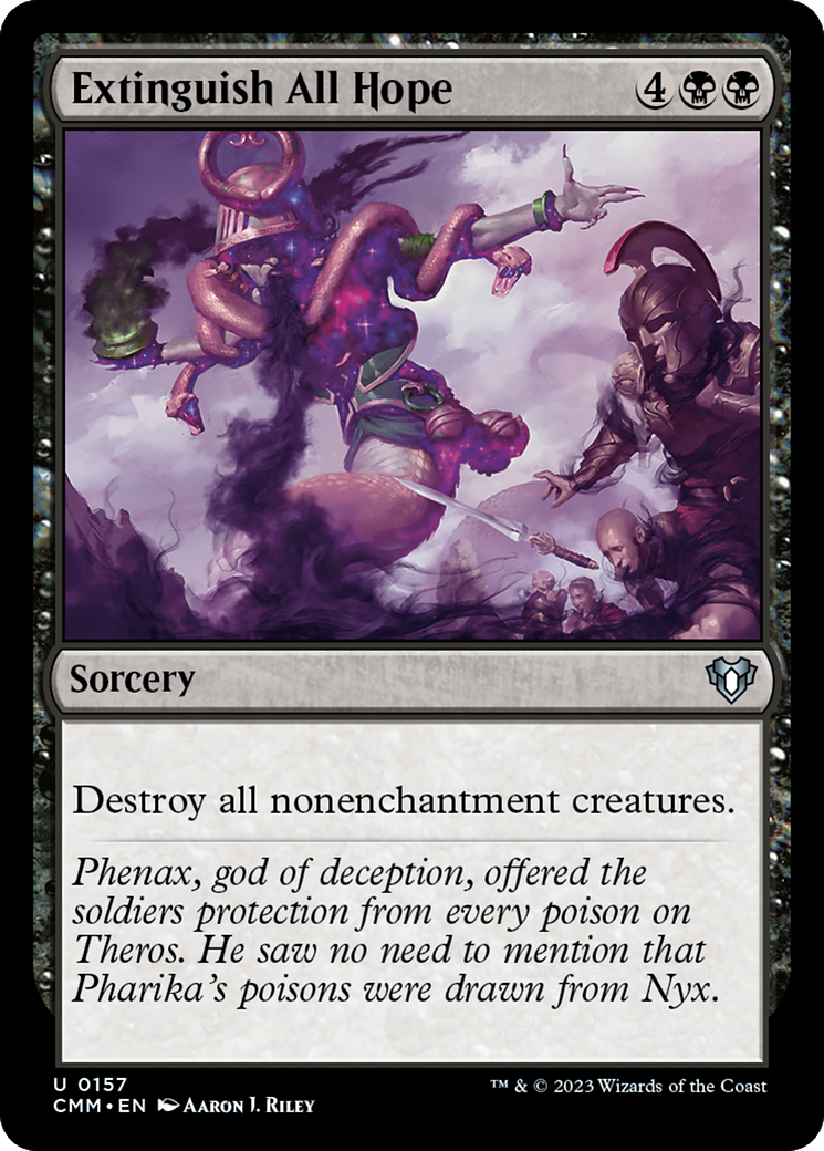Extinguish All Hope (CMM-157) [Commander Masters] Foil