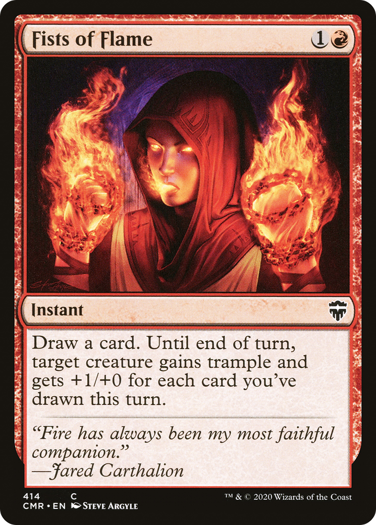 Fists of Flame (CMR-414) [Commander Legends]