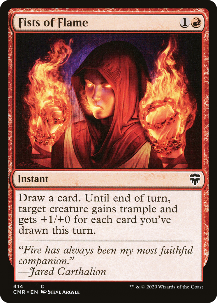 Fists of Flame (CMR-414) [Commander Legends]