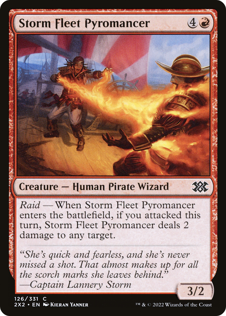 Storm Fleet Pyromancer (2X2-126) [Double Masters 2022]